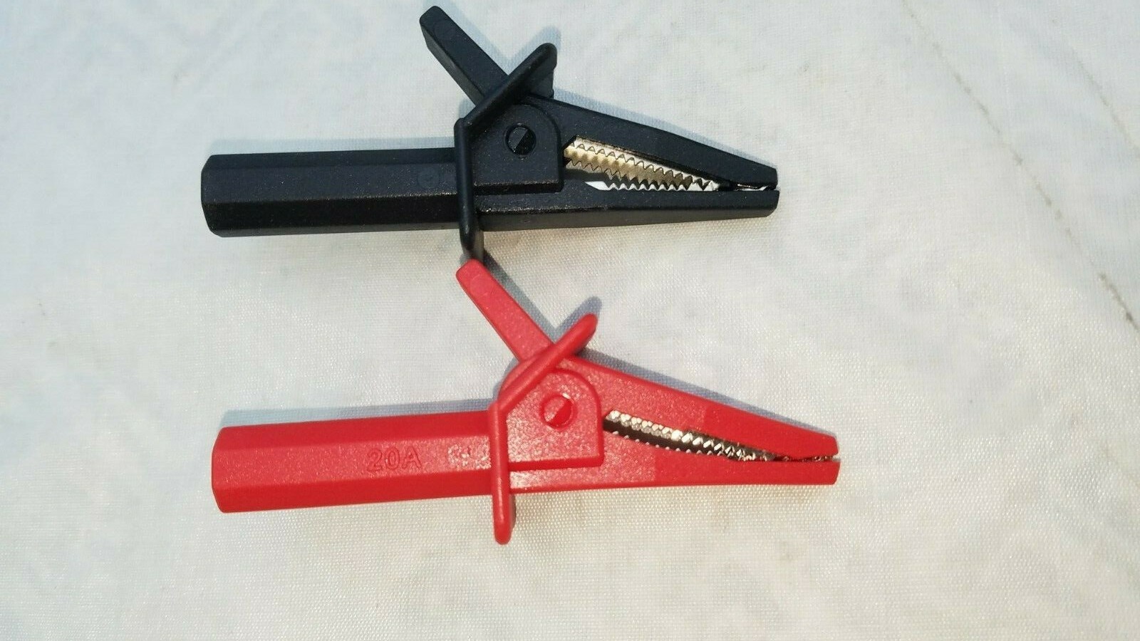 CATII 1000V 20A Big Alligator test clip connector for 4mm banana plugs 1 set