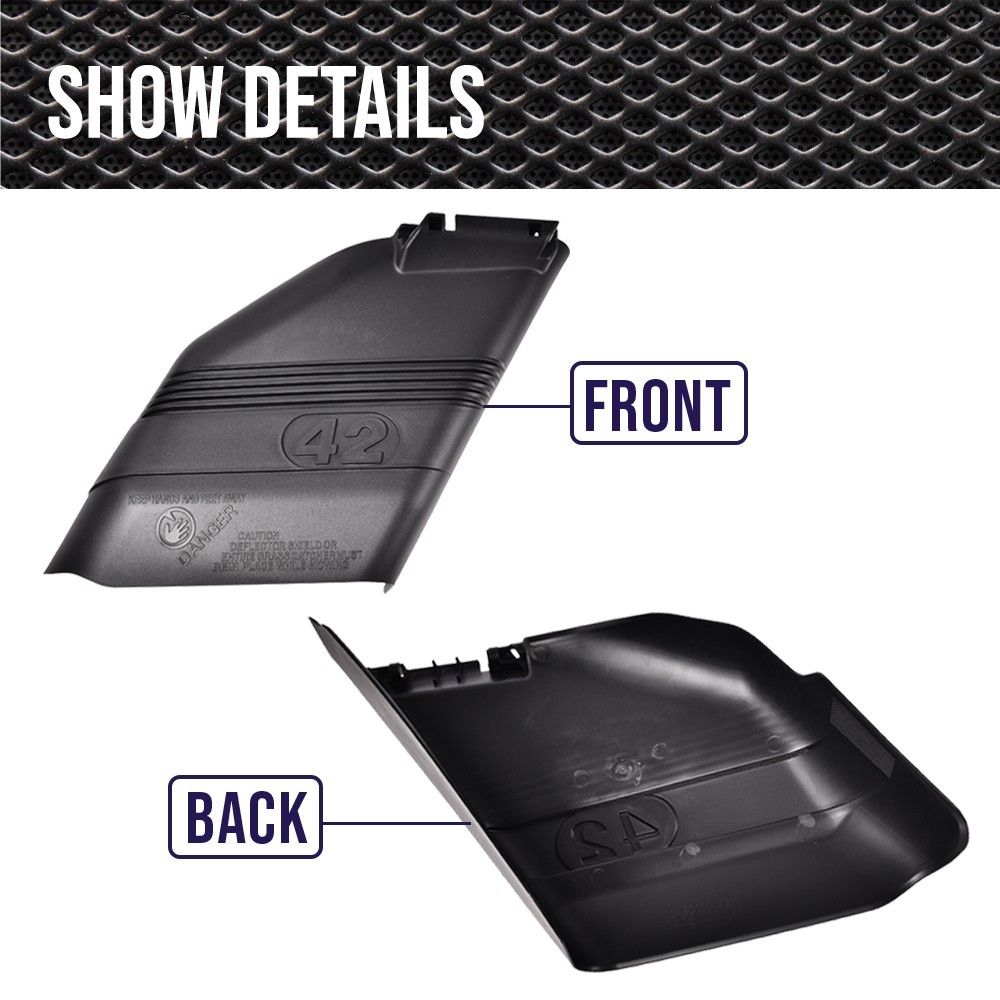 42" DEFLECTOR SHIELD W/ MOUNTING HARDWARE KIT 130968 532130968 FIT FOR CRAFTSMAN