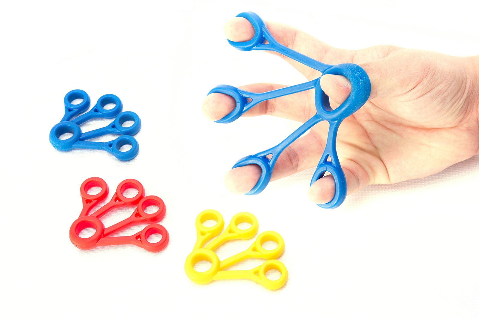 Finger Stretcher Hand Resistance Bands Hand Extensor Exerciser Finger Grip St...