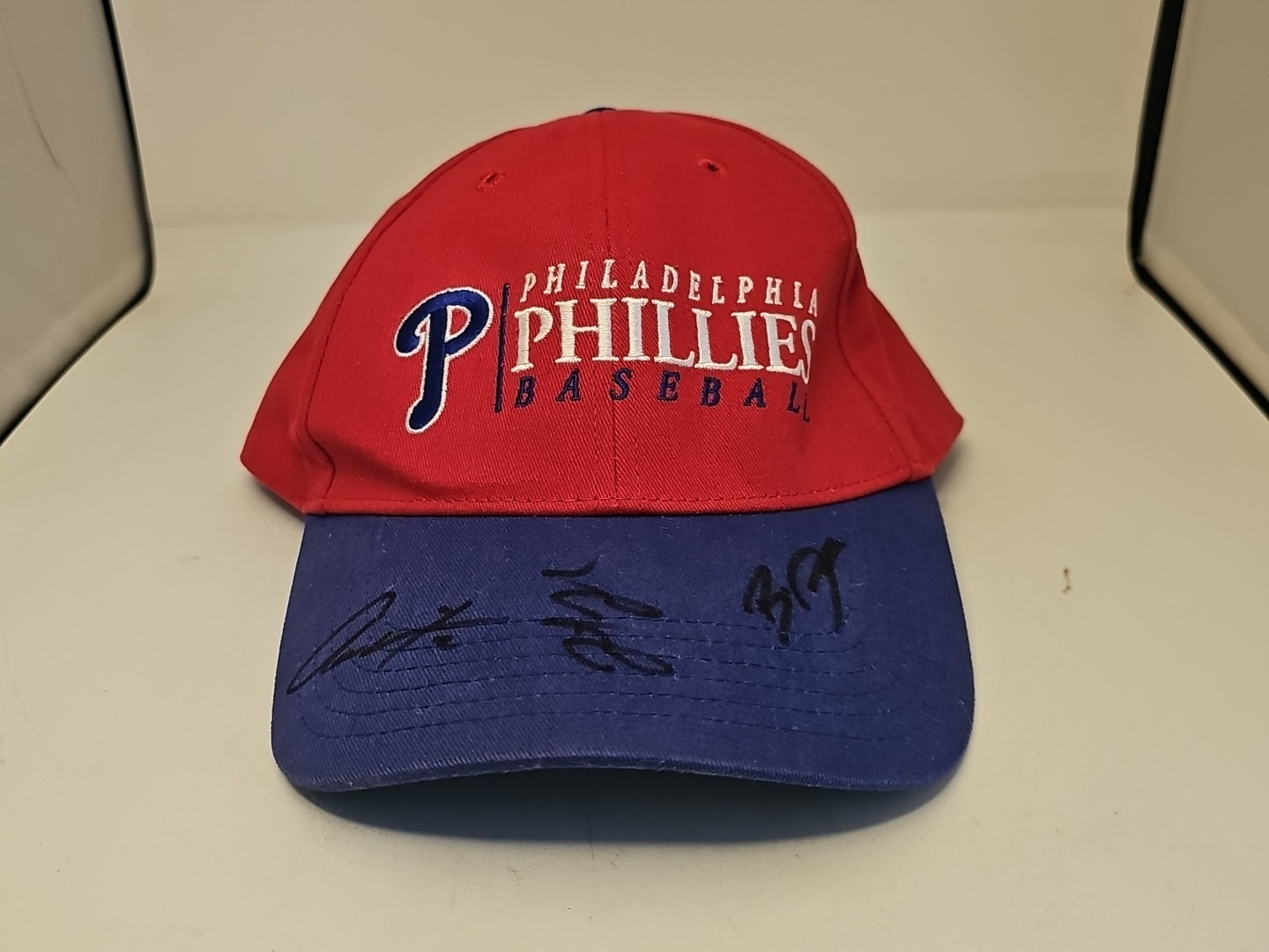 Signed Philadelphia Phillies Hat Cap Adjustable Unknown Signatures