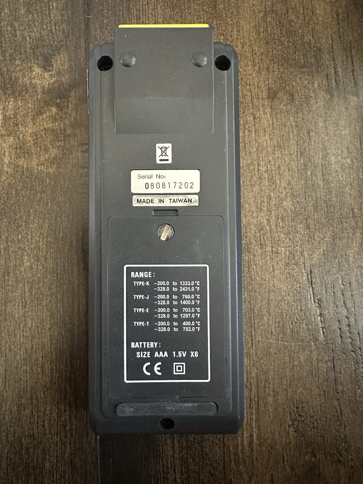 Extech 422324 Dual-Input Printing Thermometer - Type K, J, E, T