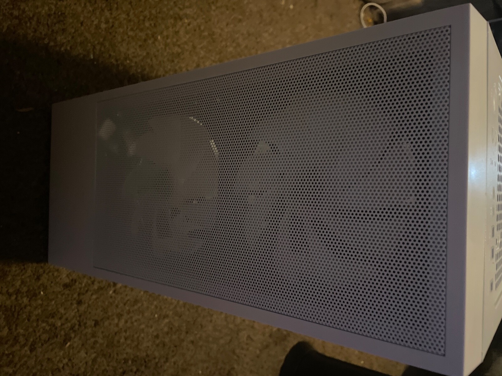 gaming pc desktop flurry white