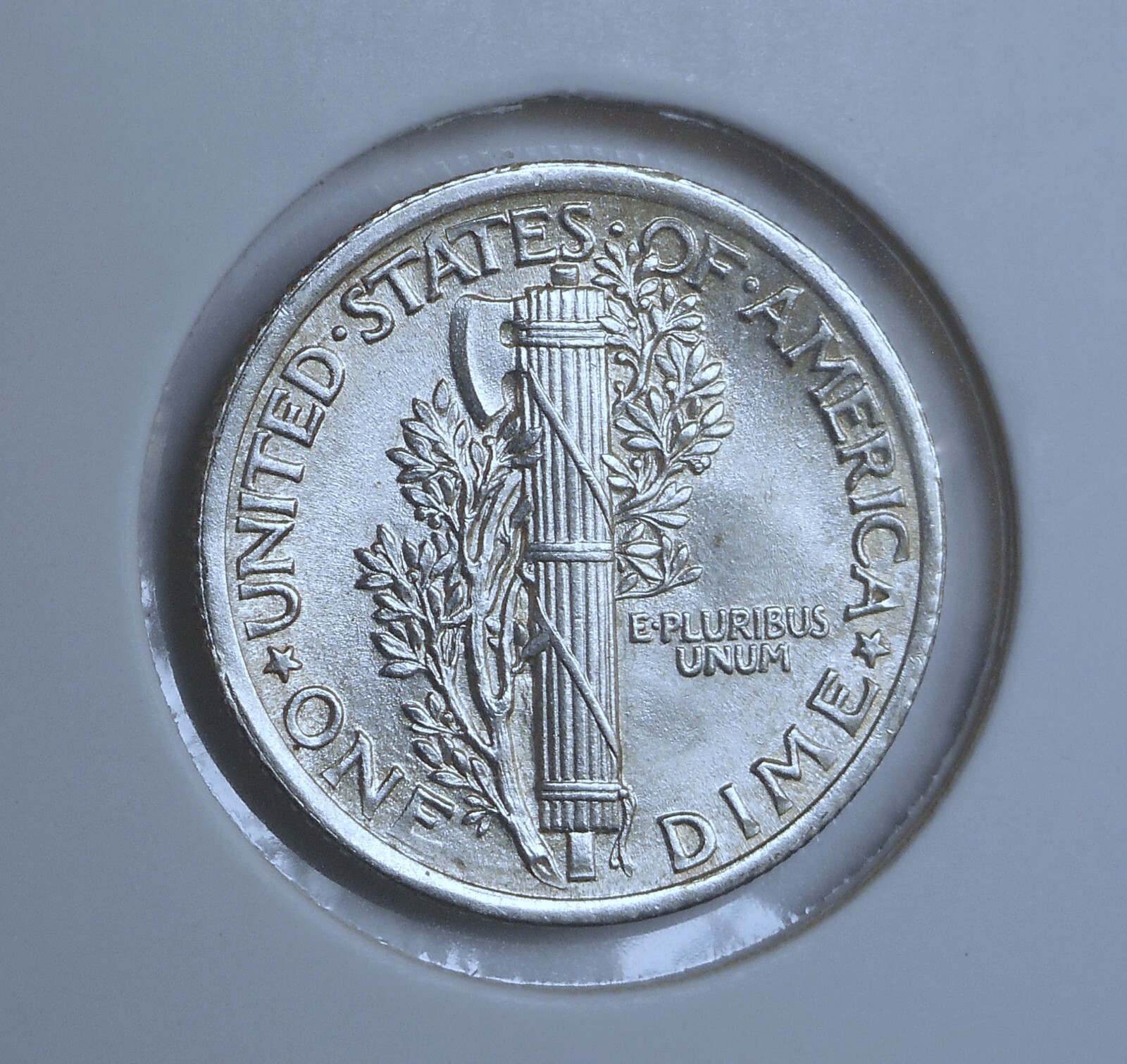 1923. Mercury Dime . Choice/Gem BU . Full Bands
