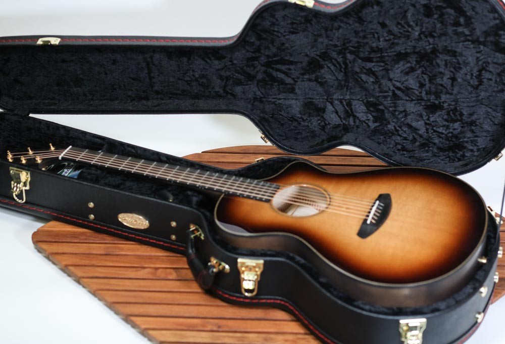 Breedlove USA Concert CE Acoustic-Electric Guitar, Whiskey Burst Sitka Spruce...