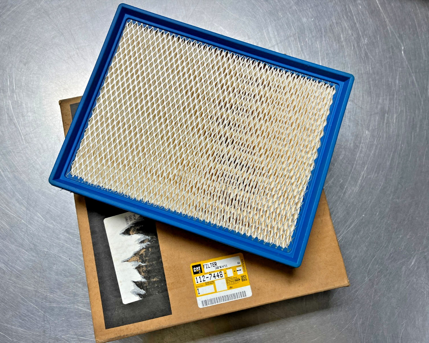 112-7448   Genuine OEM  CAT   Cab Air FILTER ELEMENT   Caterpillar   1127448
