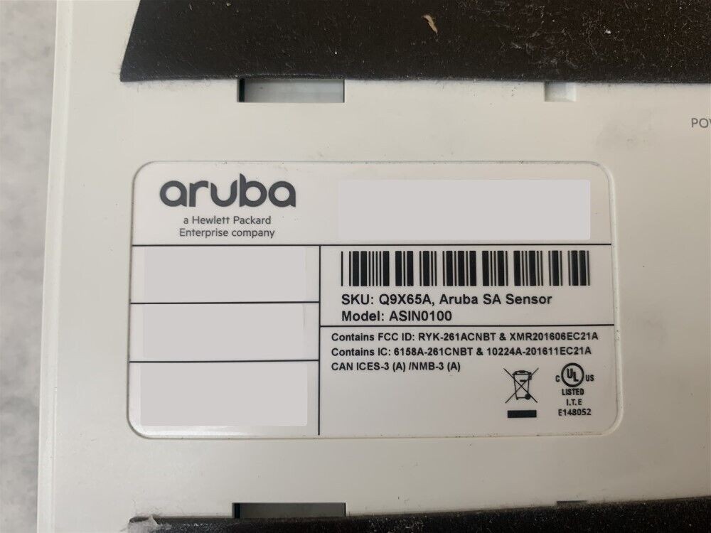 HP Aruba Q9X65A / ASIN0100 Wireless SA Sensor Network Device *NO CORDS*