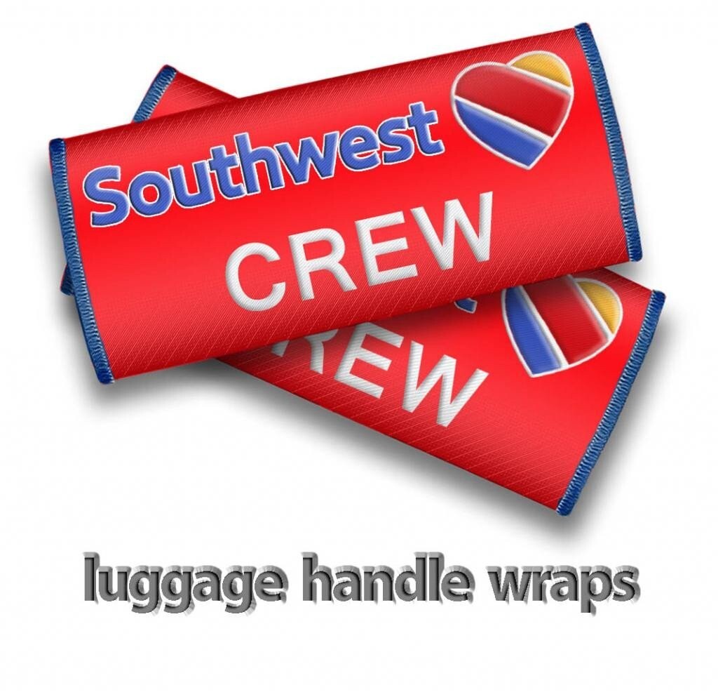 Southwest Airlines Crew Luggage Handle Wrap