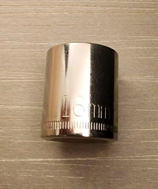 Craftsman USA 16mm Socket 12 Point 3/8" Drive Inverted G 44311