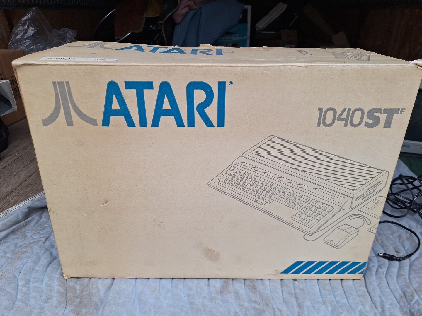 Vintage Atari 1040st With Box Untested