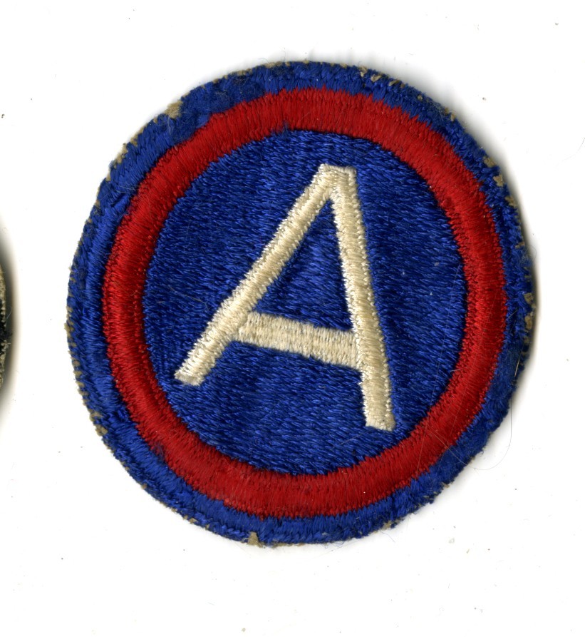 Third Army White Back Patch WWII Original Patton Europe France Germany