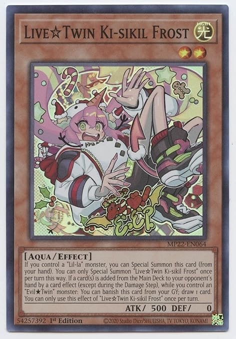 Yu-Gi-Oh! - Live Twin Ki-sikil Frost - MP22-EN064 - Super Rare - 1st Ed - NM/M