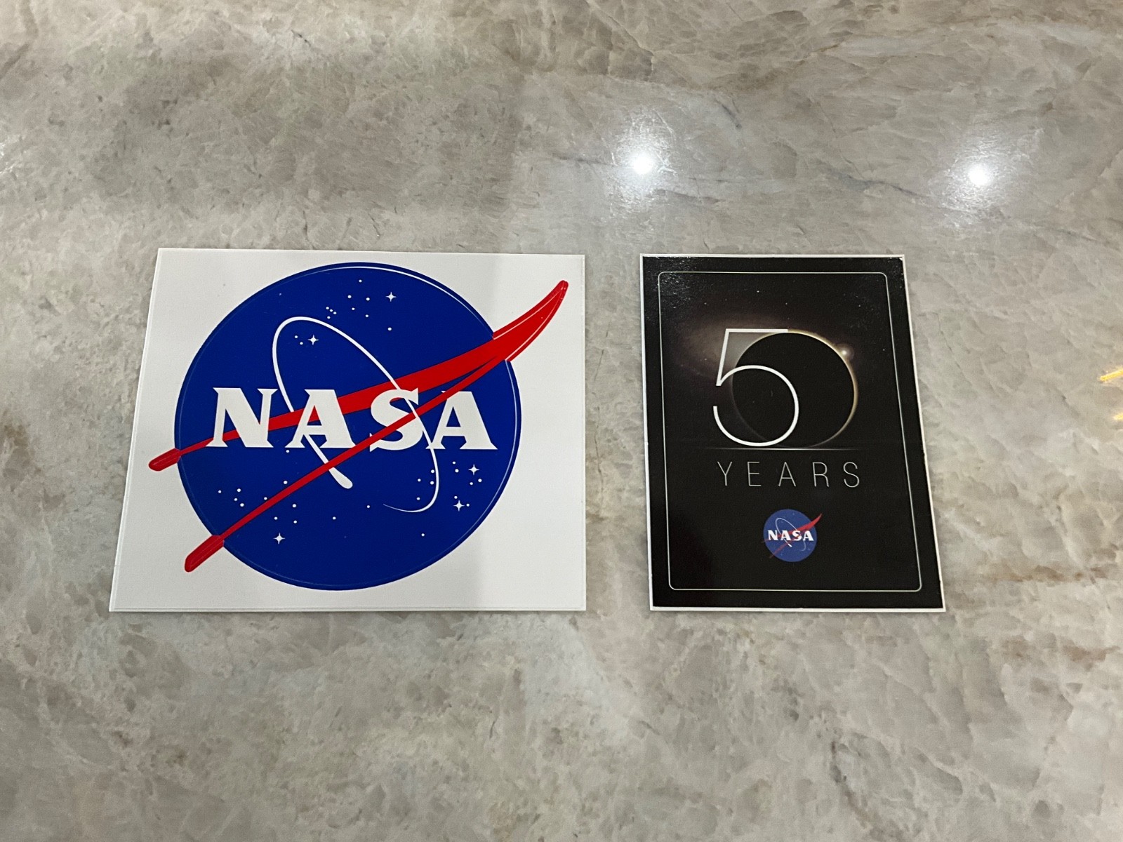 NASA LOGO Decal Sticker Official Authentic Collectable 50th Year Anniversary (2)