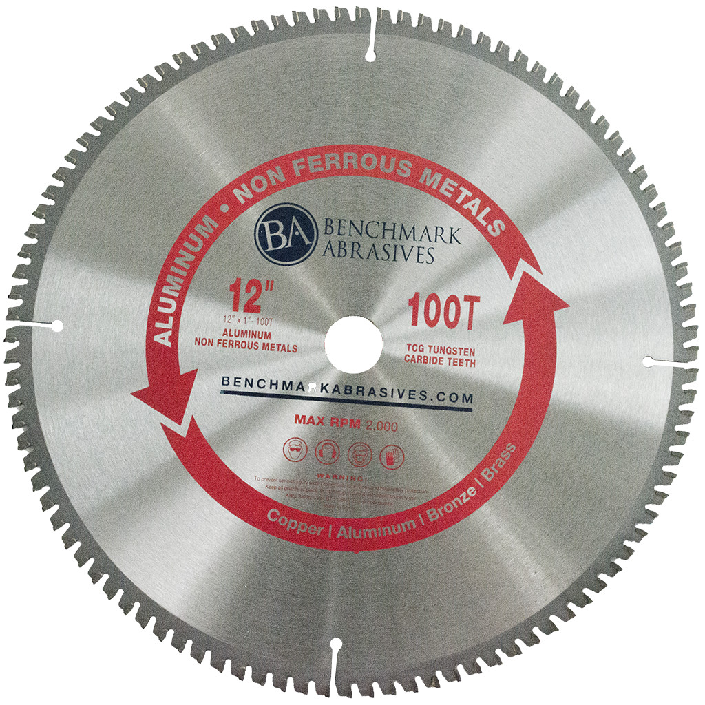 12" 100 Tooth TCT Saw Blade for Aluminum