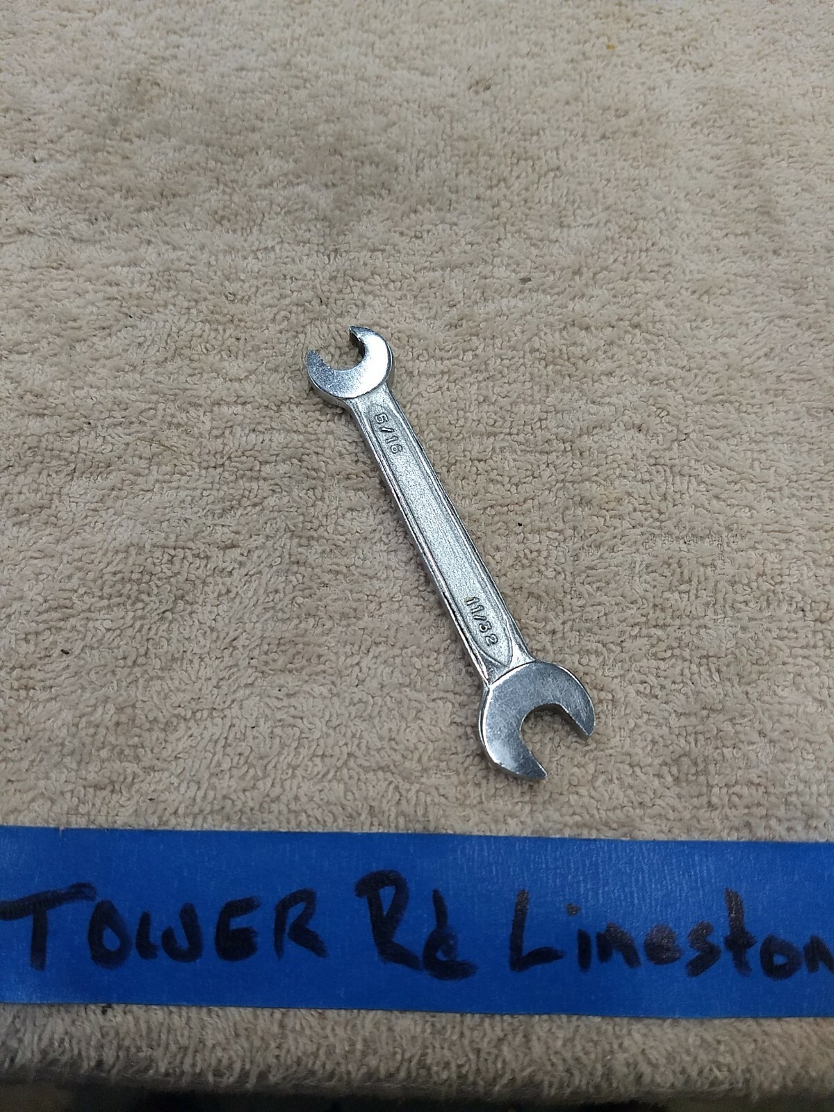 Indestro USA 5/16x11/32 Open End Wrench