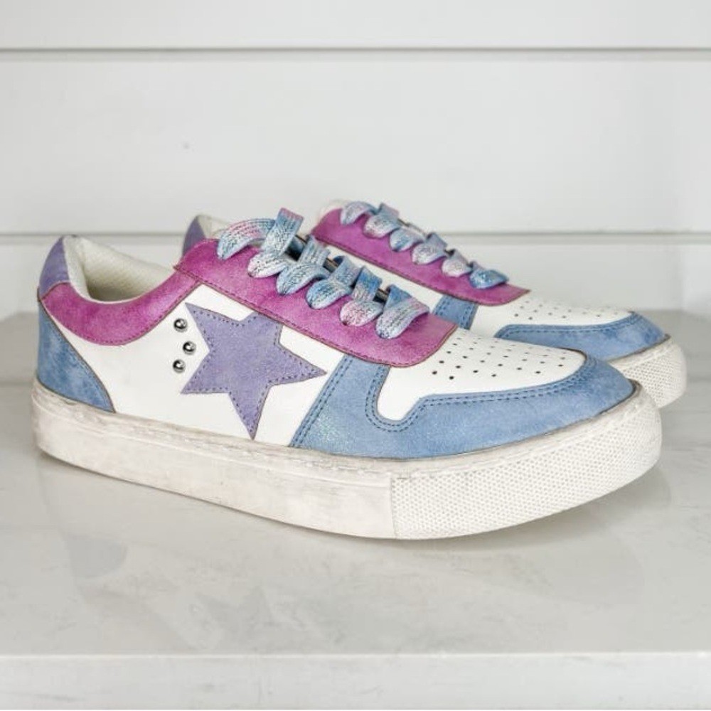 CORKY'S Pastel Multi Constellation Sneakers