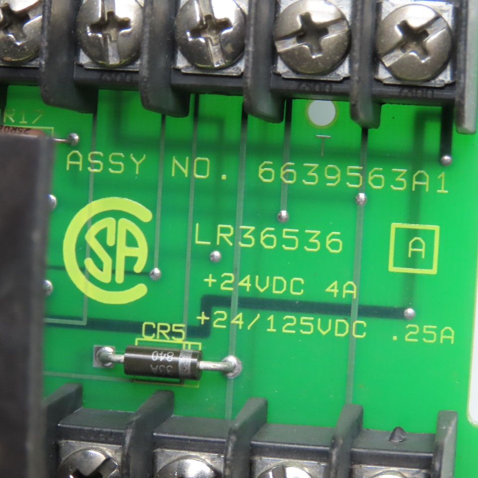 Bailey 6639563A1 NTCS04 Control Module Terminal Unit +24/125VDC