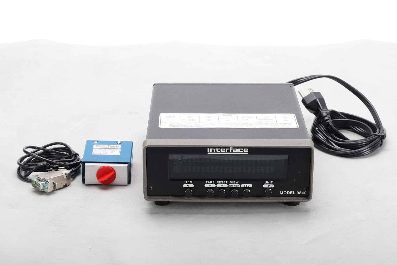 Interface 9840 Calibration Grade Multi Channel Load Cell Indicator W/ SMT2-450