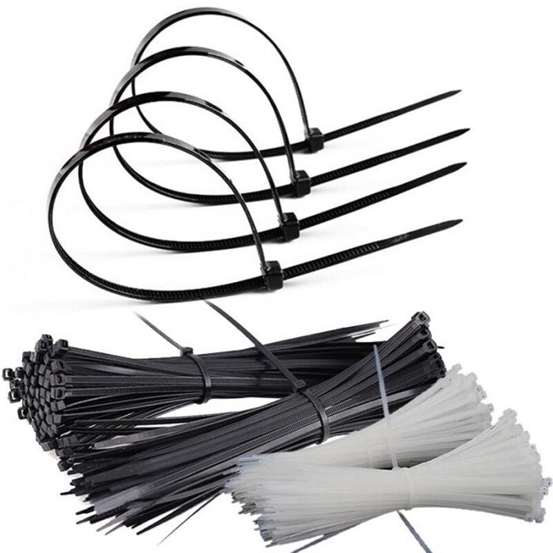 10mm Self-Locking Plastic Nylon Cable Ties Zip Ties Wrap Wire Cord Zip Tie Strap