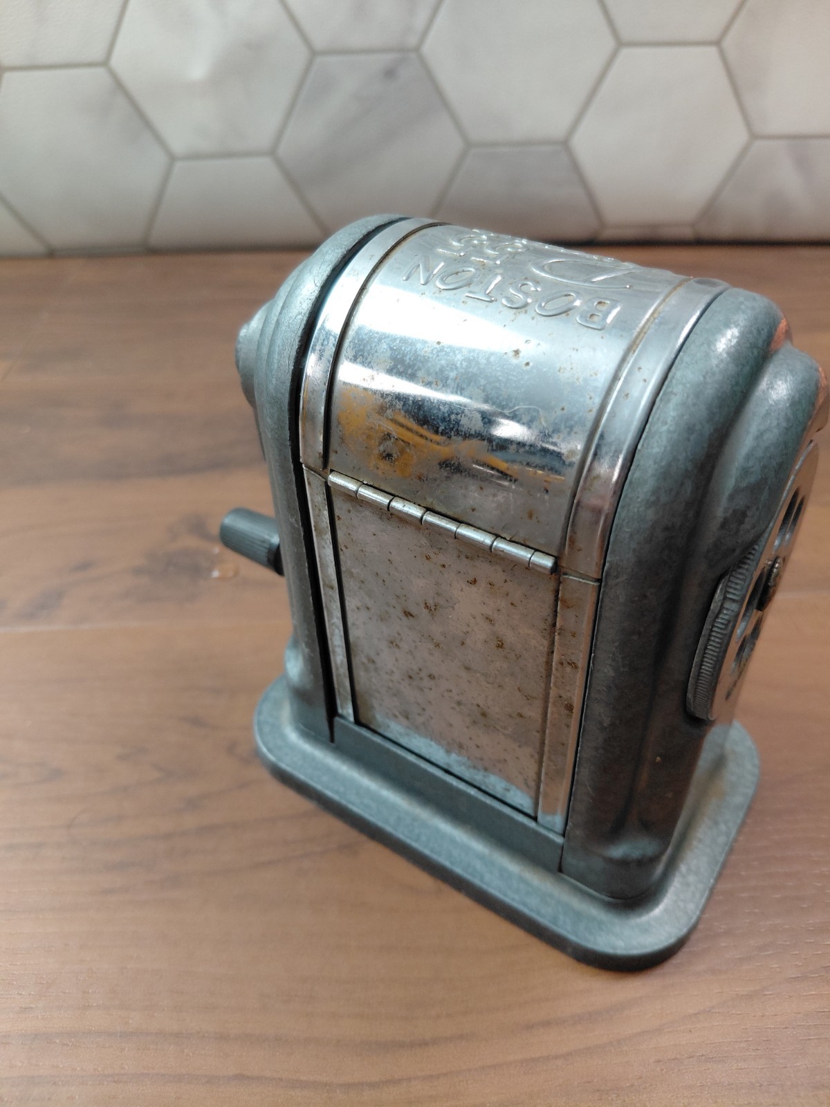 Vintage Boston Ranger 55 Pencil Sharpener 6 Hole Select Point⭐️⭐️⭐️⭐️⭐️