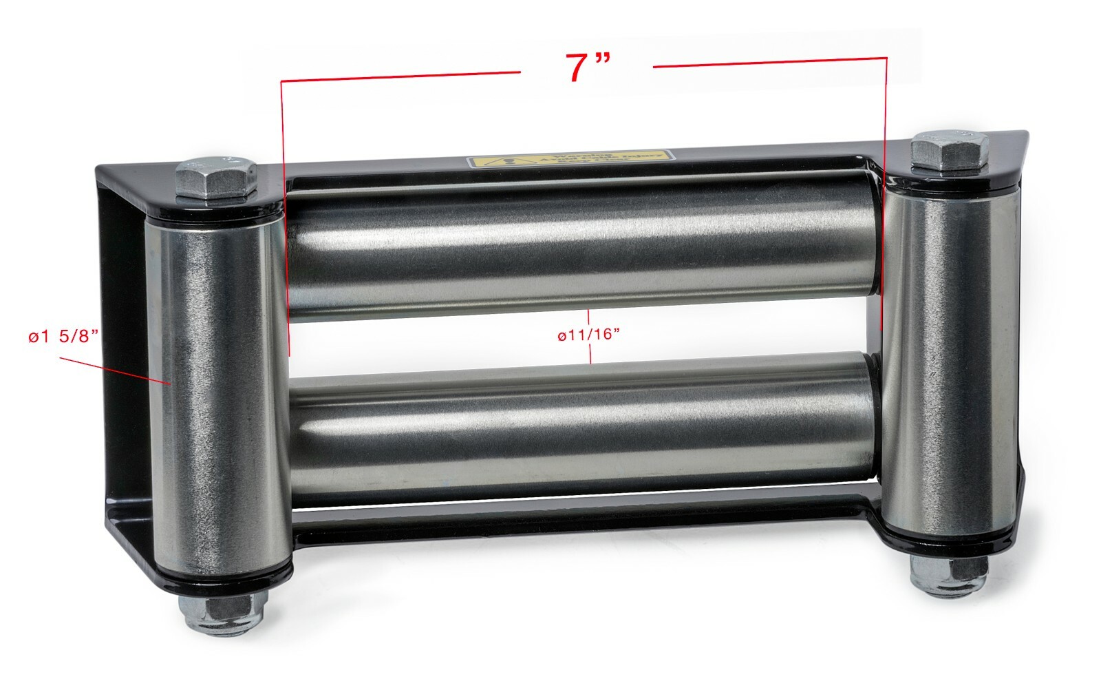 Winch Roller Fairlead 10" Universal 4 Way Roller Cable Guide heavy duty