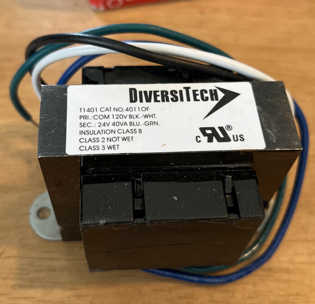 DiversiTech T1401 Transformer Pri:120V Sec: 24V-40VA NIB