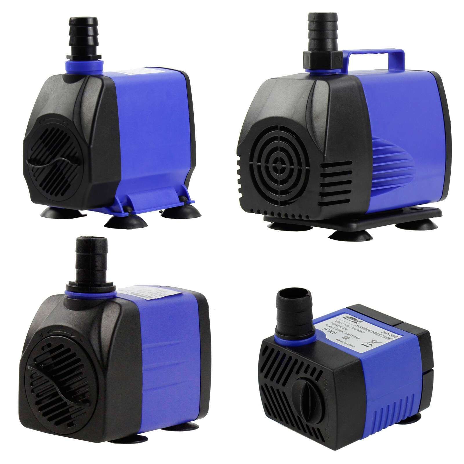 53-1450GPH Submersible Water Fountain Pump Aquarium Pond Powerhead Hydroponic