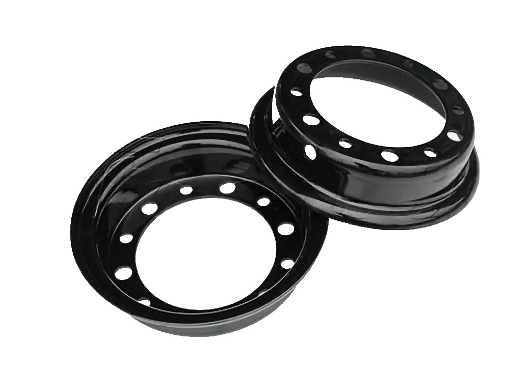 Forklift Steel Rim for Tire Size 600-9 150MM ID with Mounting Bolts