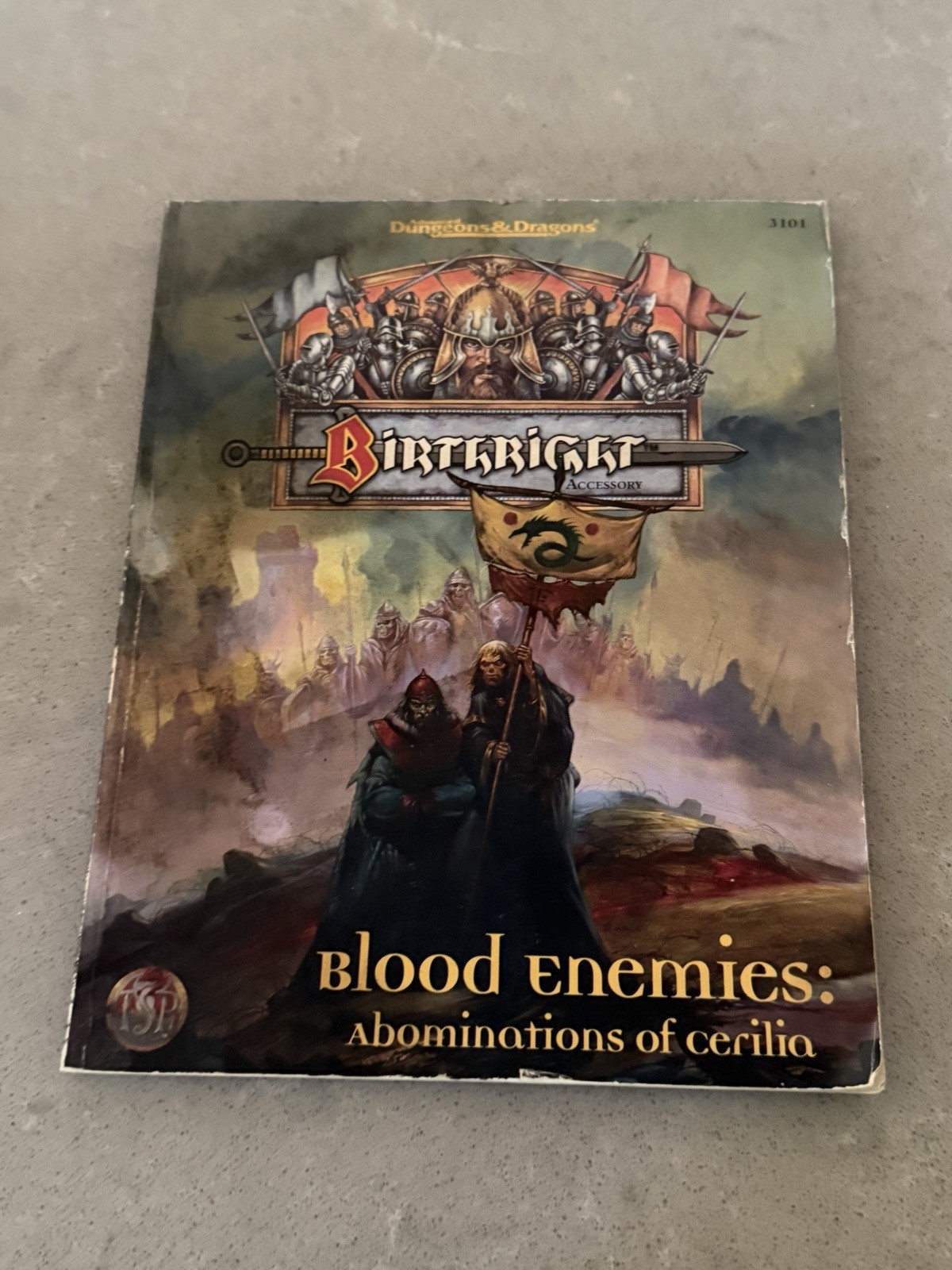 Blood Enemies: Abominations of Cerilia - Birthright TSR #3101 - no cards