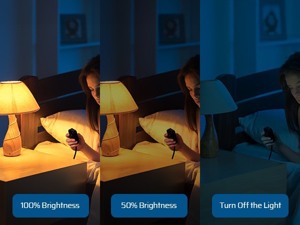 Plug in Dimmer Switch for Lamp, Table Lamp Dimmer for Dimmable LED/CFL Lights