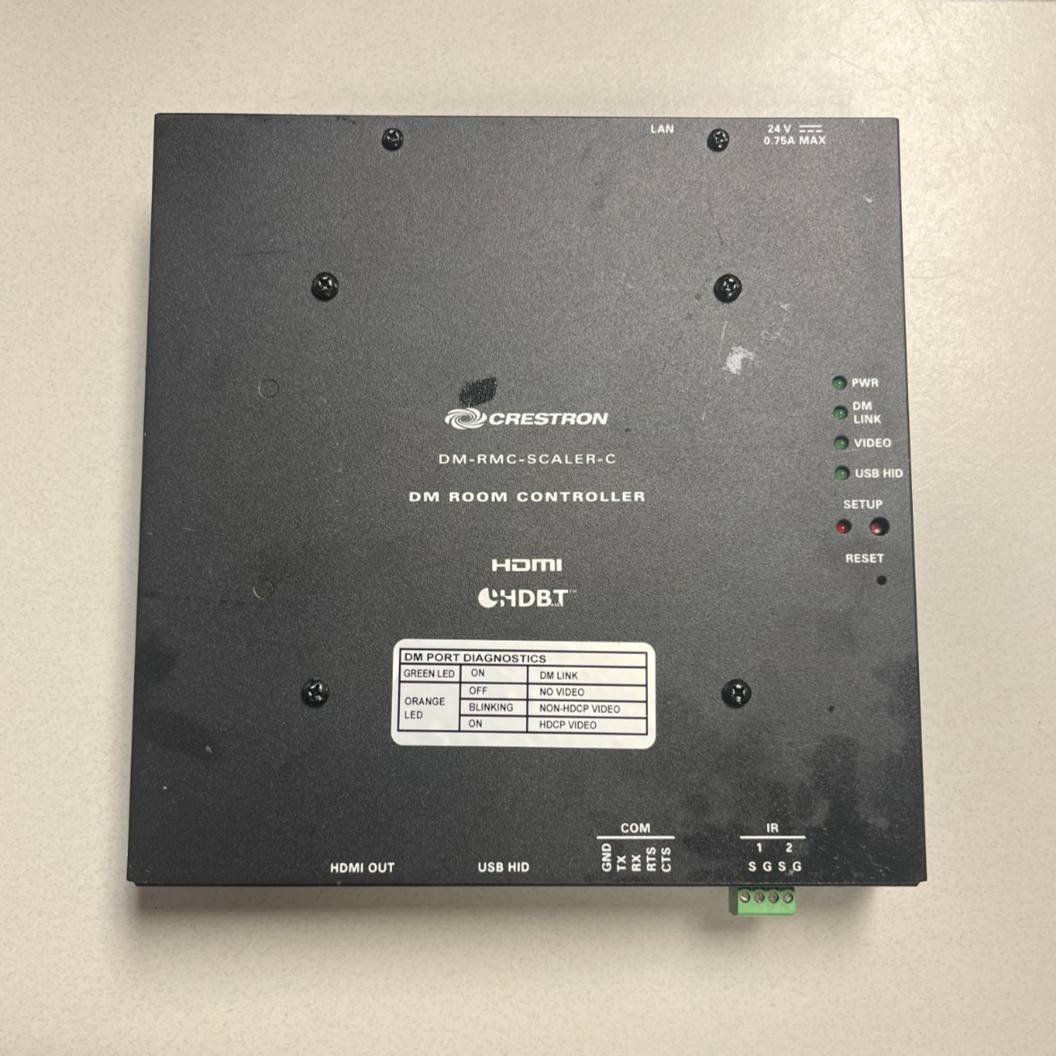 Crestron DM Room Controller DM-RMC-SCALER-C (no power cord)