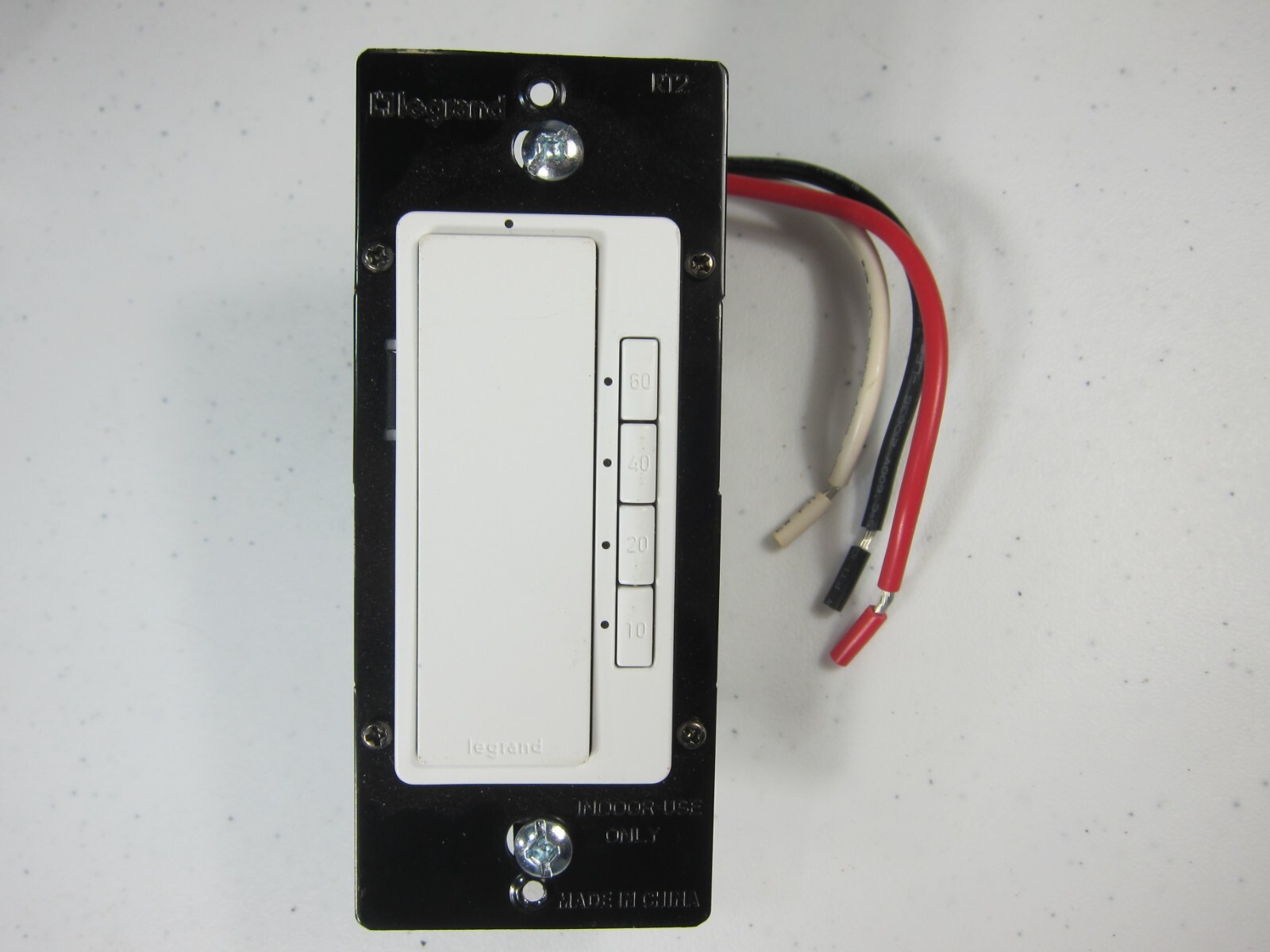 Legrand Radiant 4 Button Countdown Timer Switch RT2WCCV4 800W