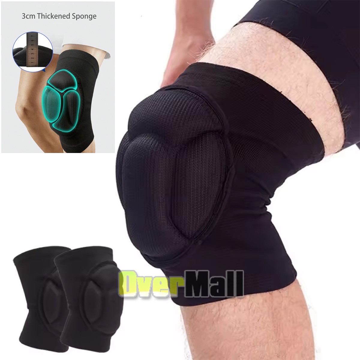 1/2PCS Knee Pads for Work, Construction, Carpentry, Garage, Gardening, Flooring