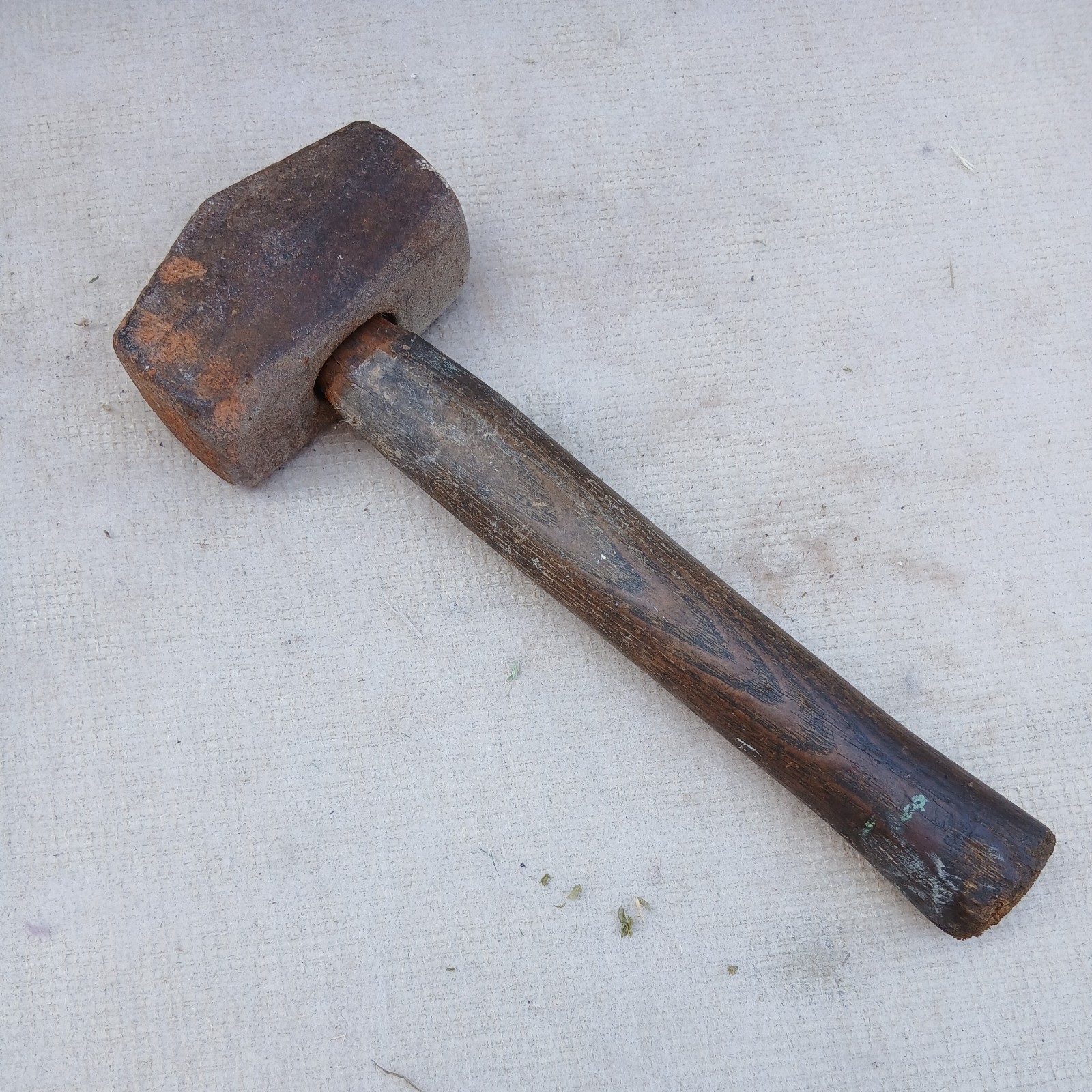 VINTAGE BLACKSMITHS, METALWORKING TOOL - LUMP HAMMER - Approx 3lbs.