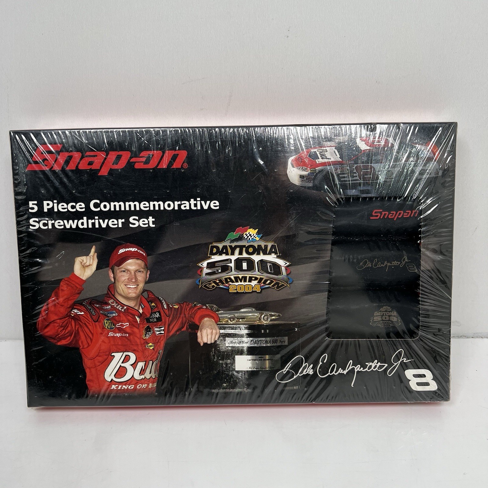 Snap-on Dale Earnhardt Jr 5 piece screwdriver set Daytona 500 2004 Factory Seal