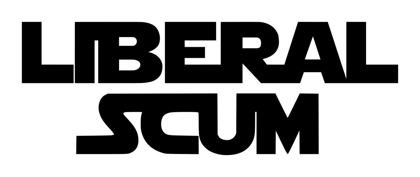 Liberal Scum Decal #1 Choose Size, Color