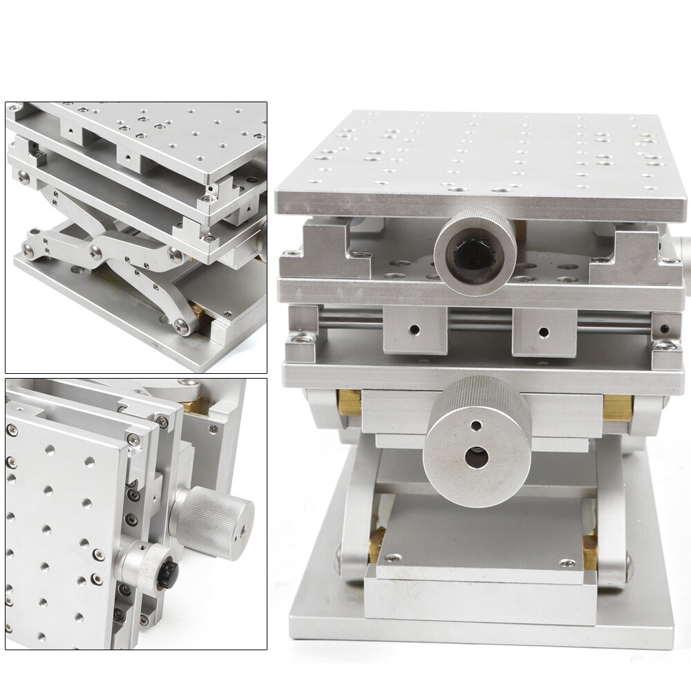Optical Lab XYZ Axis 3D Workbench 3 Axis Moving Work Table Laser Marking Machine