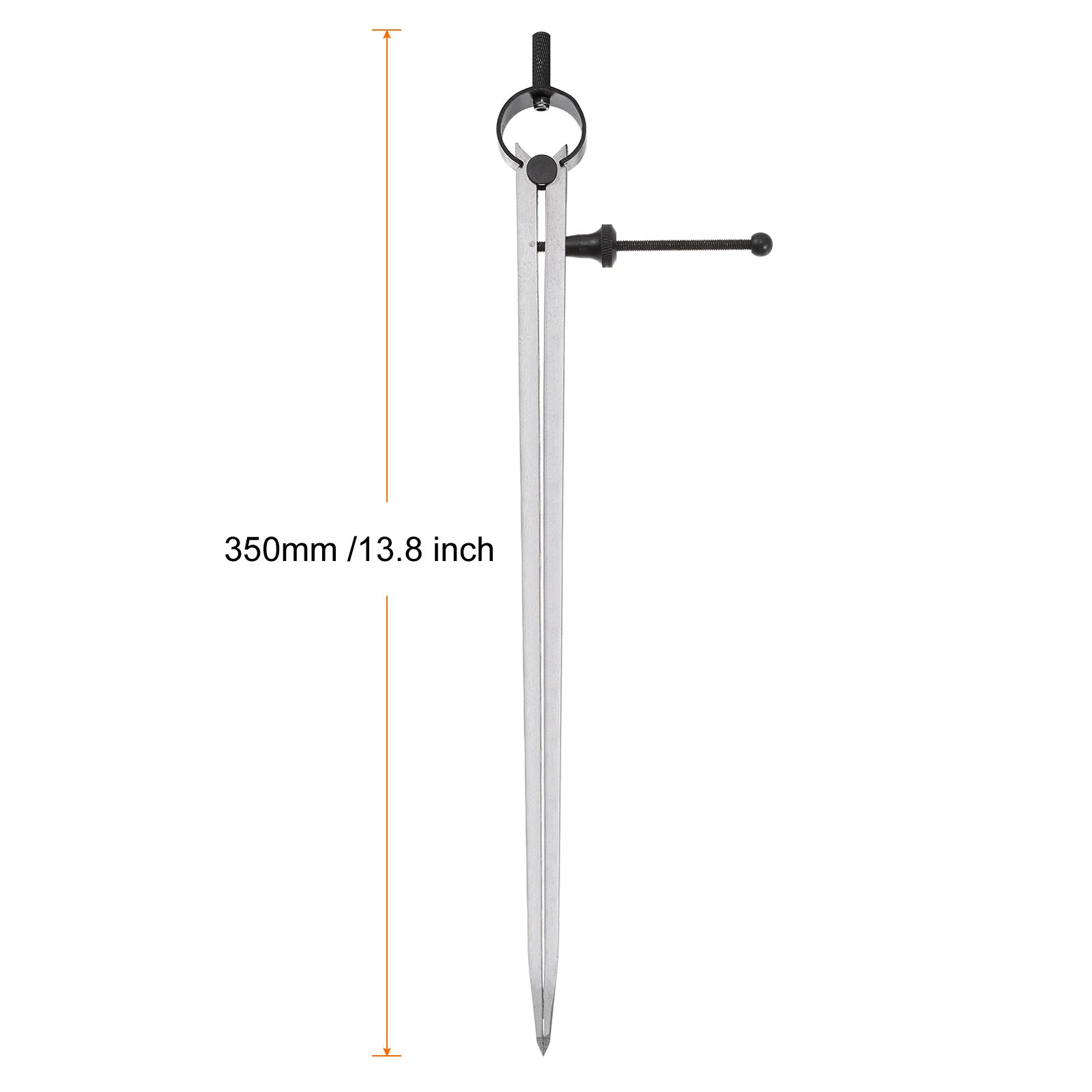 Spring Joint Caliper 12" Adjustable Spring Divider Caliper with Solid Nut