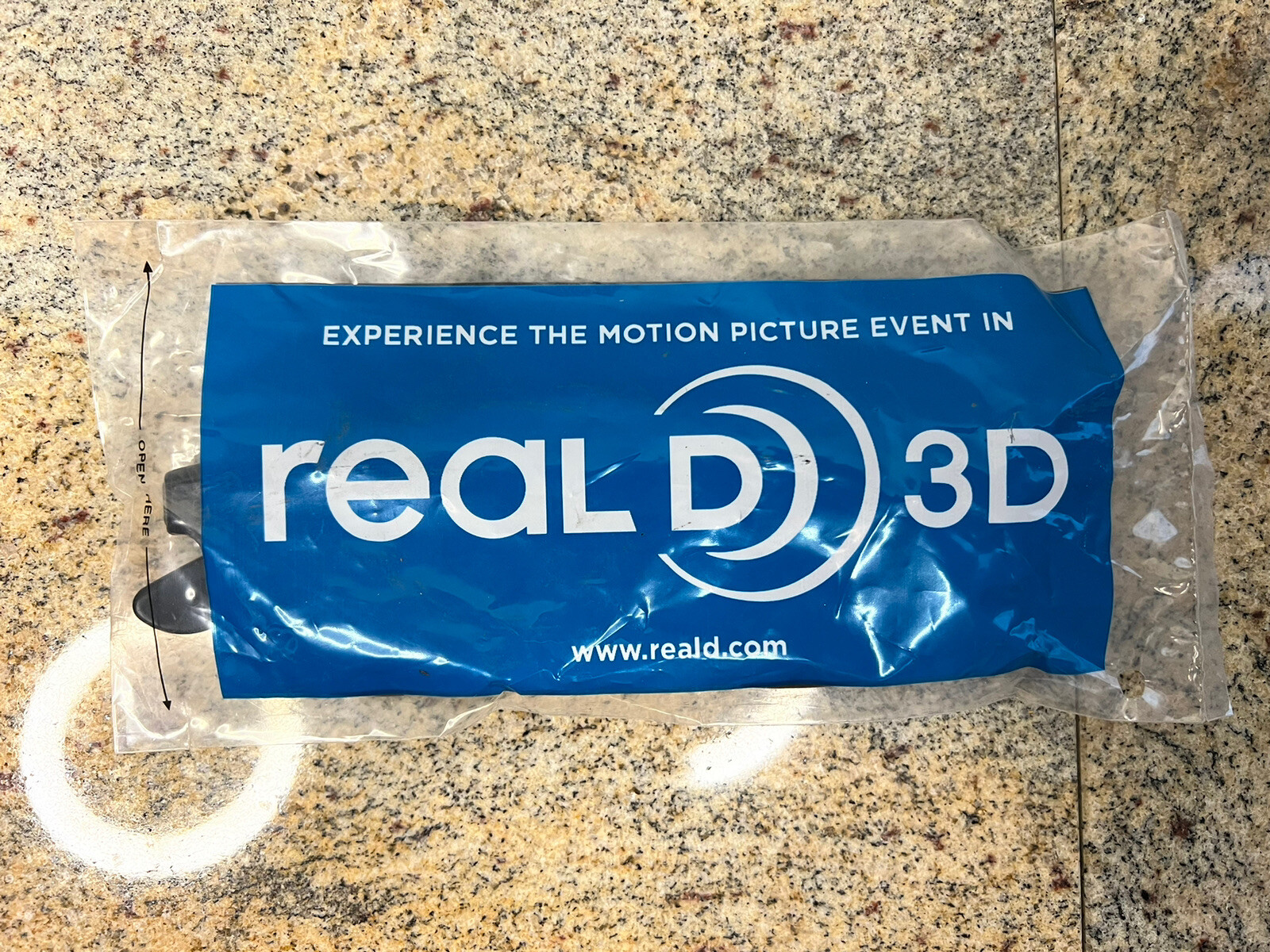Real D 3D Glasses - Adult Size Passive Movie Theater 3-D Brand New In Package