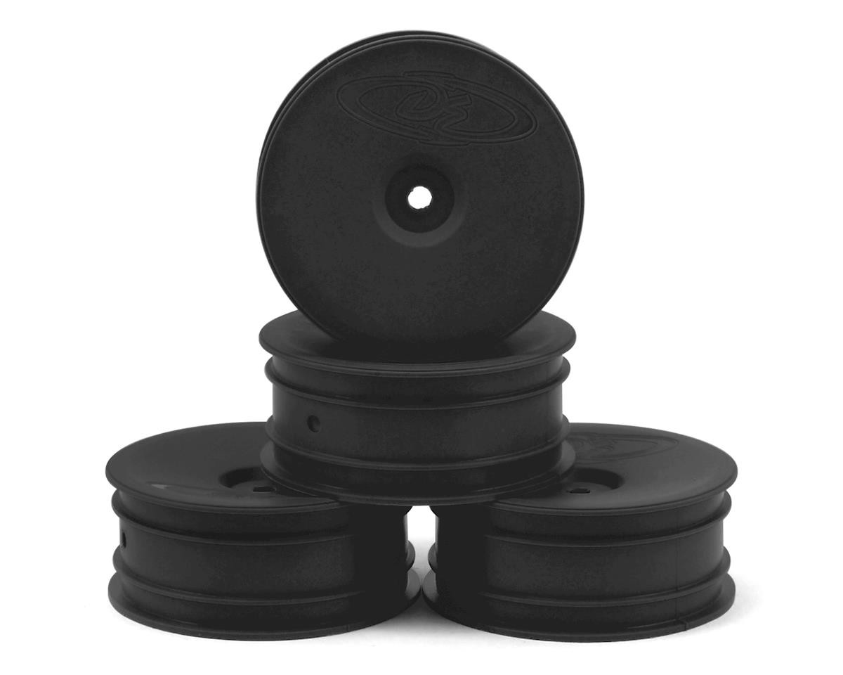 DE Racing "Speedline" 2.2 1/10 Buggy Front Wheels (4) (B6/RB6) (Black)