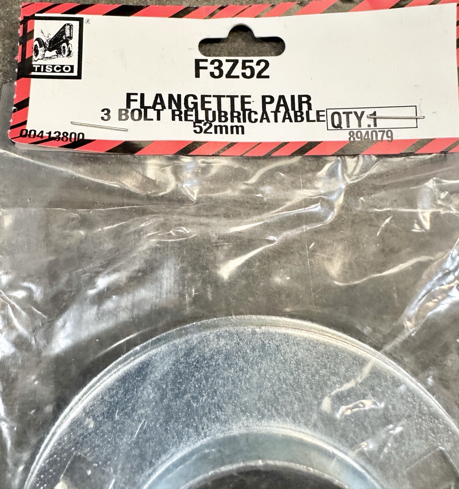 F3Z52 3 Bolt Round Bearing Flangette Pair 52mm
