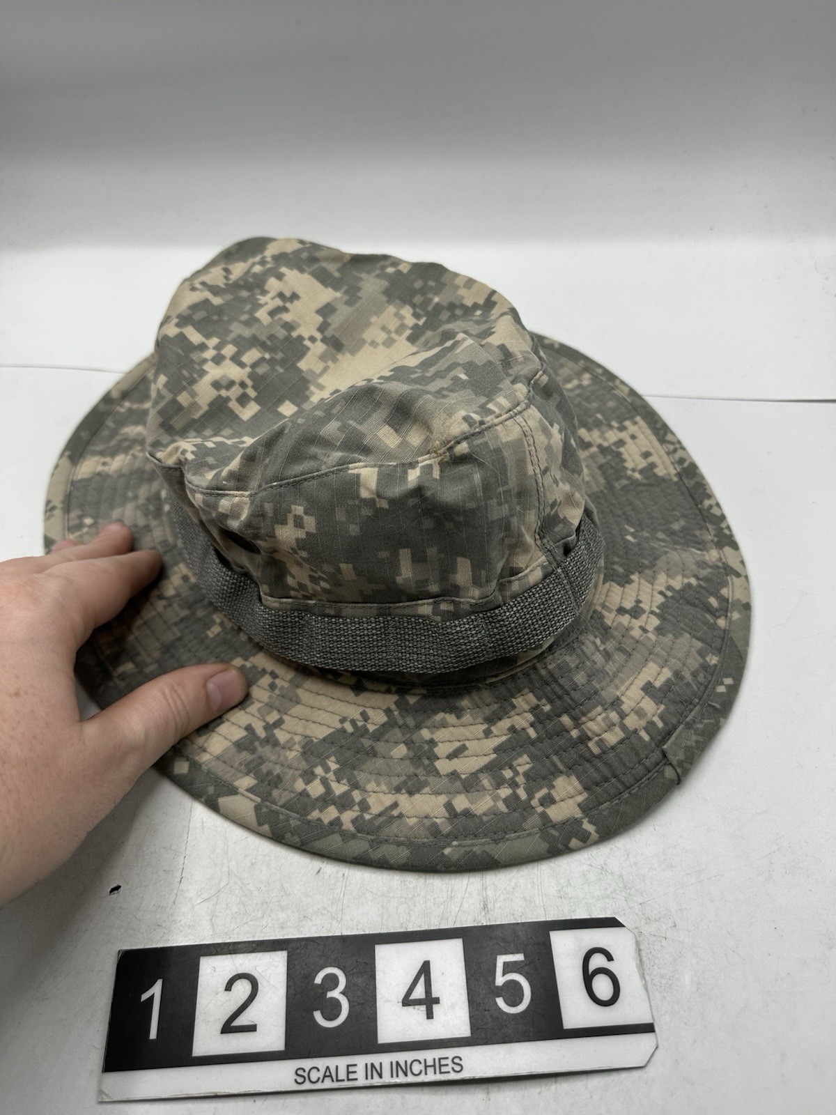 USGI Cap Size 7 1/2 ACU Digital Camo Boonie Sun Hot Weather Jungle Hat Army