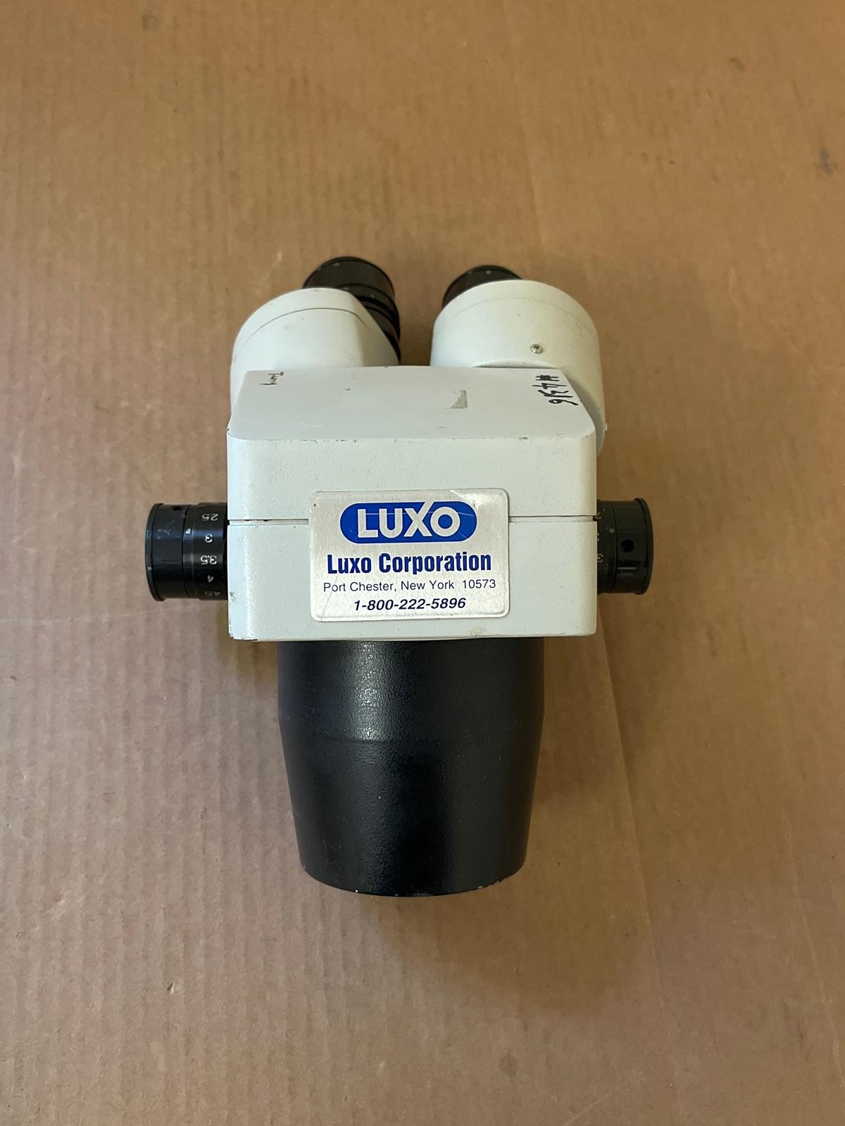 LUXO CORP STEREO ZOOM MICROSCOPE HEAD