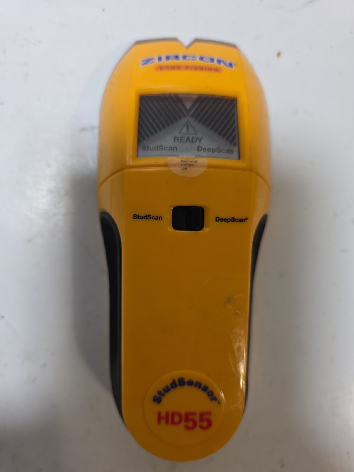 Zircon StudSensor HD55 Stud Finder Edge DeepScan Wire Warning Tested+ New 9v Bat