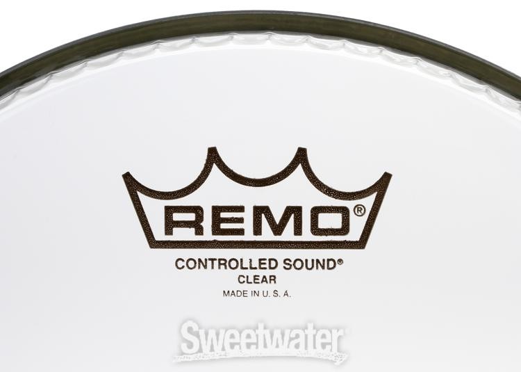 Remo Controlled Sound Clear Drumhead - 10" - with Black Dot