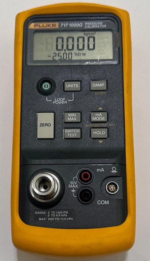 Fluke 717-1000G Pressure Calibrator Multimeter