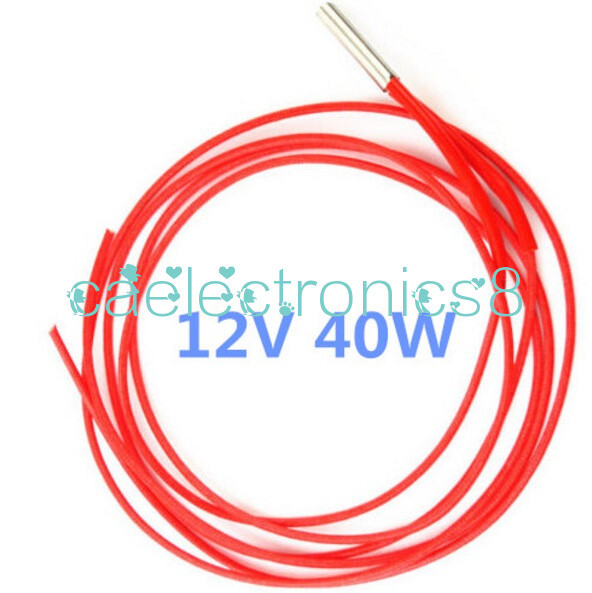 Reprap 12v 40W Ceramic Cartridge Wire Heater For 3D Printer Prusa Mendel