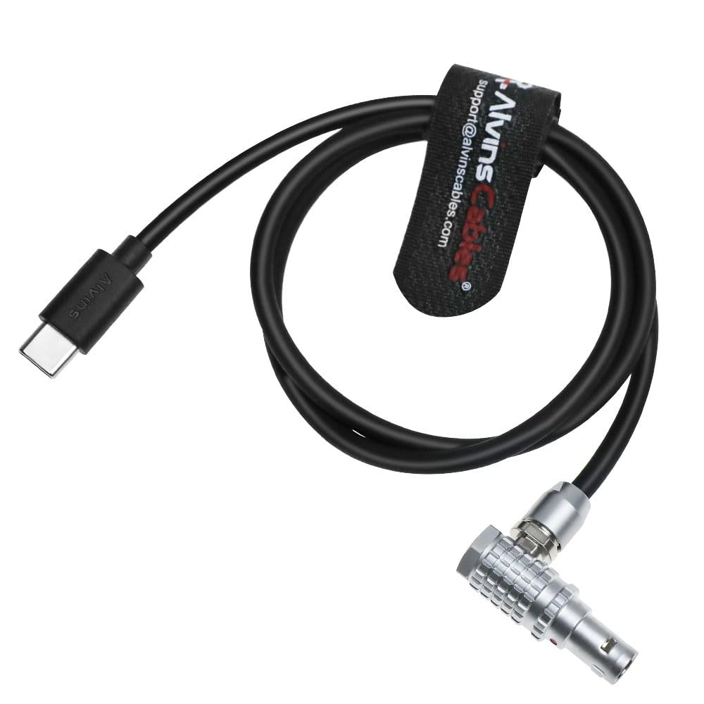 Right Angle EXT 9 Pin to Type-C Record Control Cable for DJI FocusPro RED Komodo