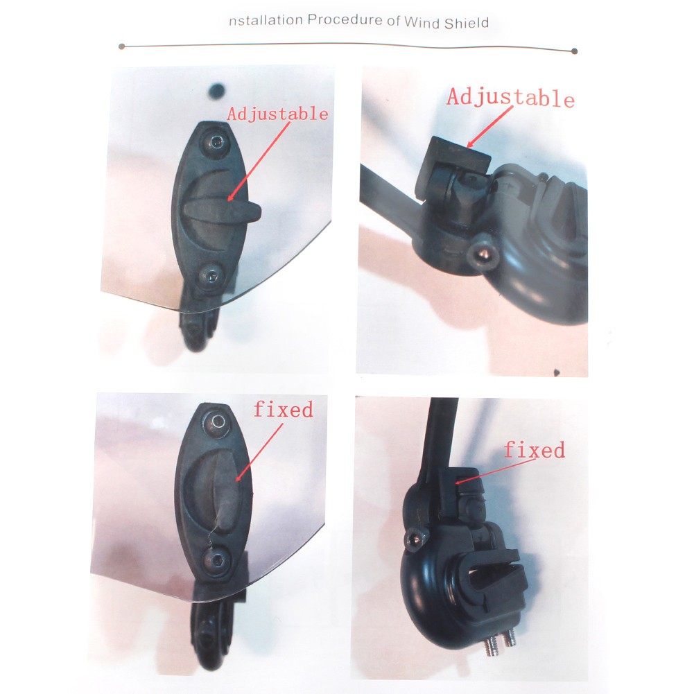 Clip-On Windshield Extension Spoiler Windscreen Deflector Clear Universal USA