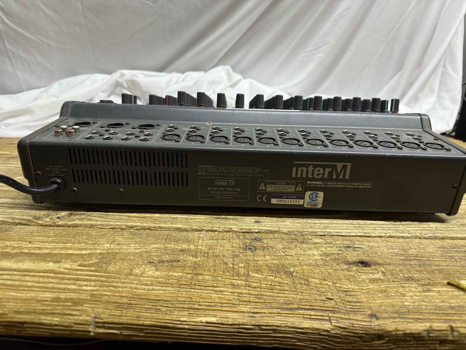 Inter-M CMX-1242 professional mixing console