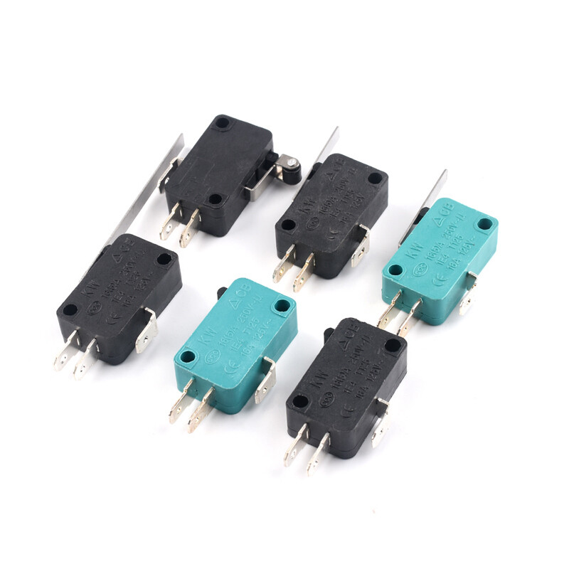 Micro Limit Switch SPDT Microswitch Roller Lever Arm Actuator 4.8mm 6.3mm Pin